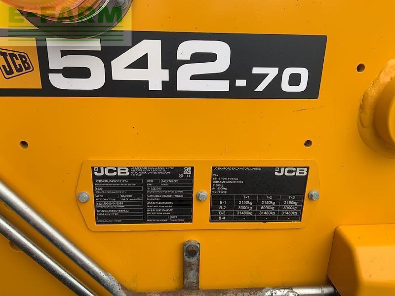 Mini excavator JCB 542-70 agri xtra telehandler (st24069): picture 17