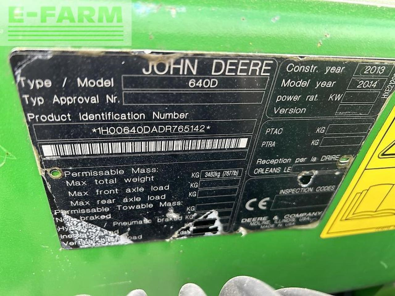 Forage harvester attachment John Deere 640d: picture 7
