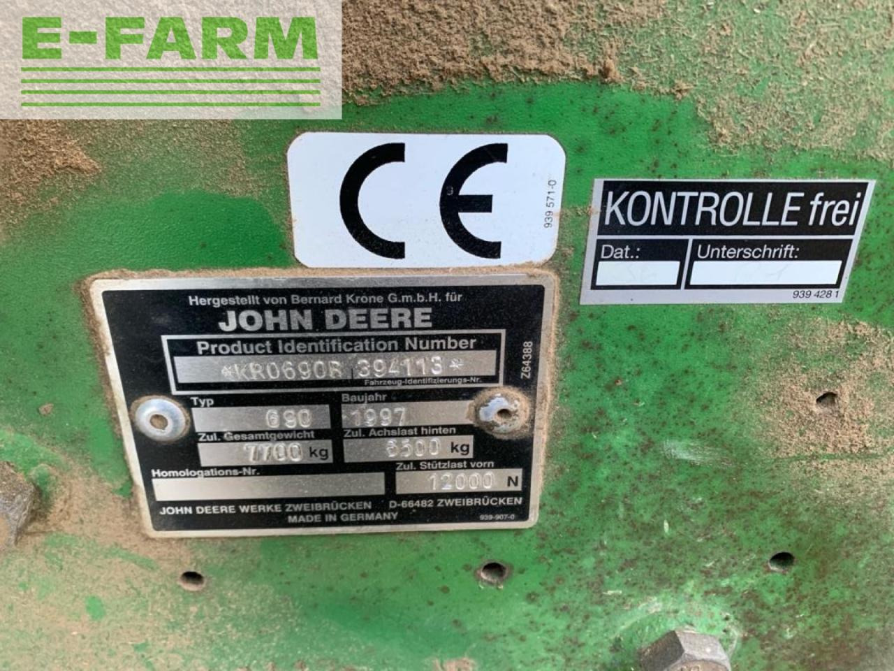 Square baler John Deere John Deere 690: picture 15