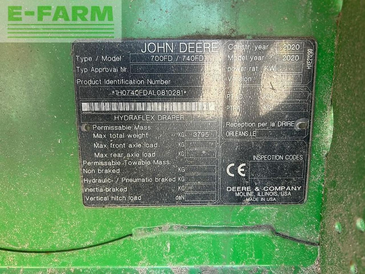 Combine harvester John Deere s790: picture 23