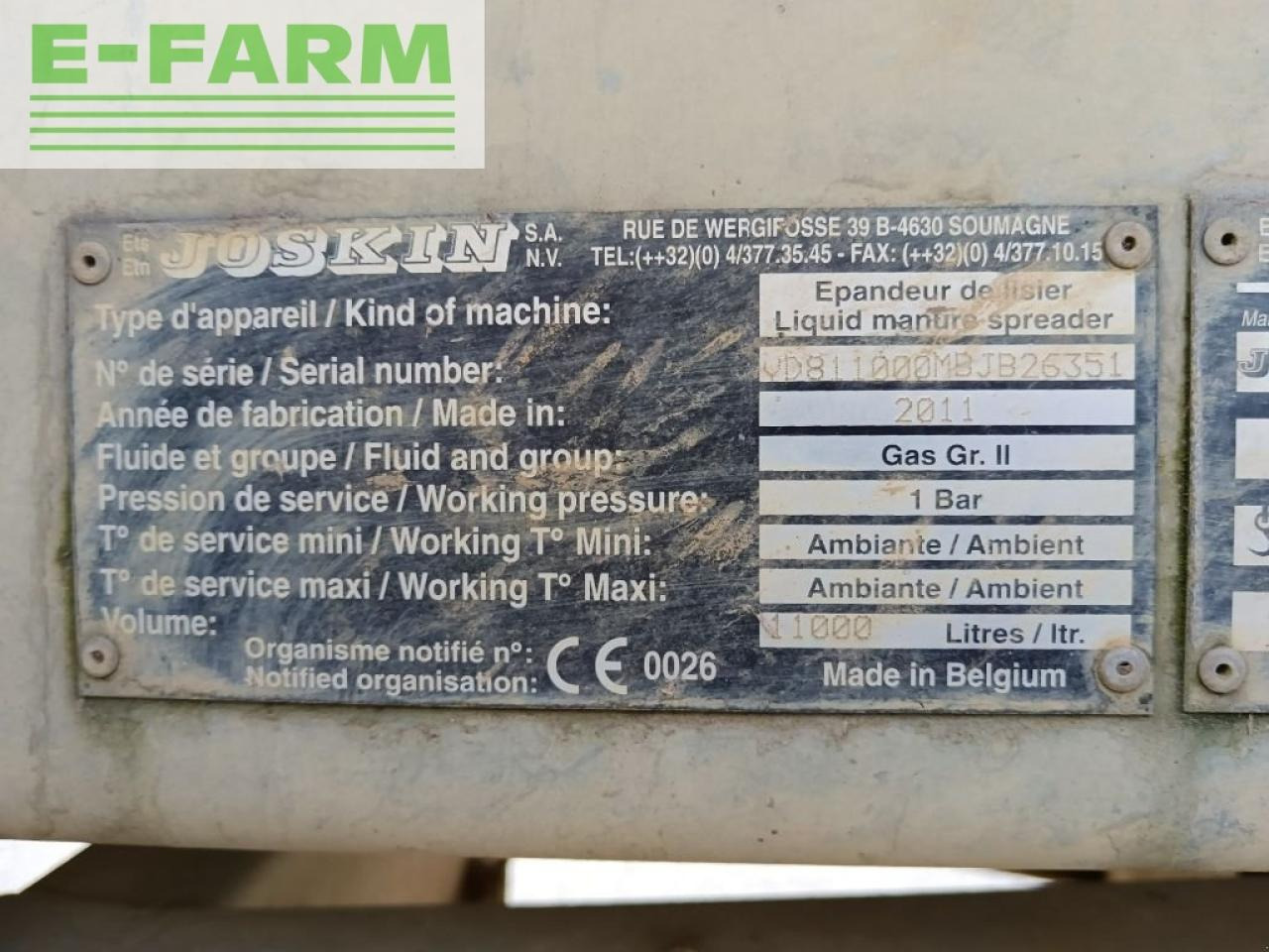 Slurry tanker Joskin 11000m: picture 8