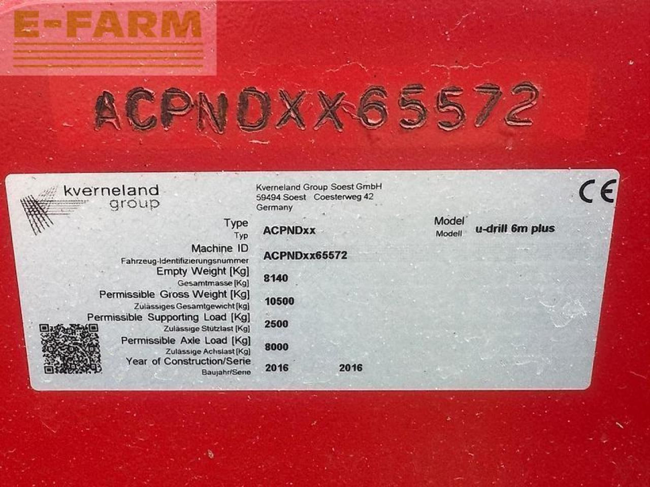 Kverneland u drill 600 - Seed drill: picture 3 Kverneland u drill 600 - Seed drill: picture 3
