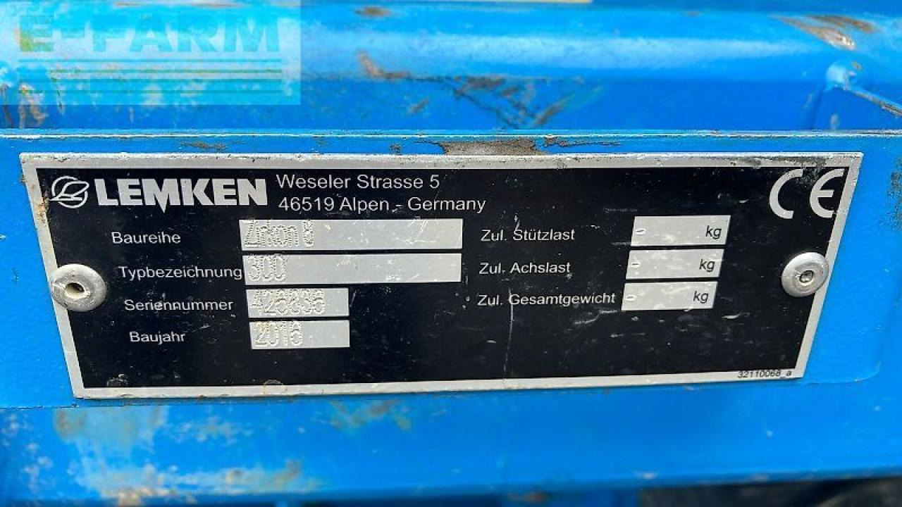 Seed drill Lemken solitair 9 300-ds 125 zirkon 8 300: picture 14