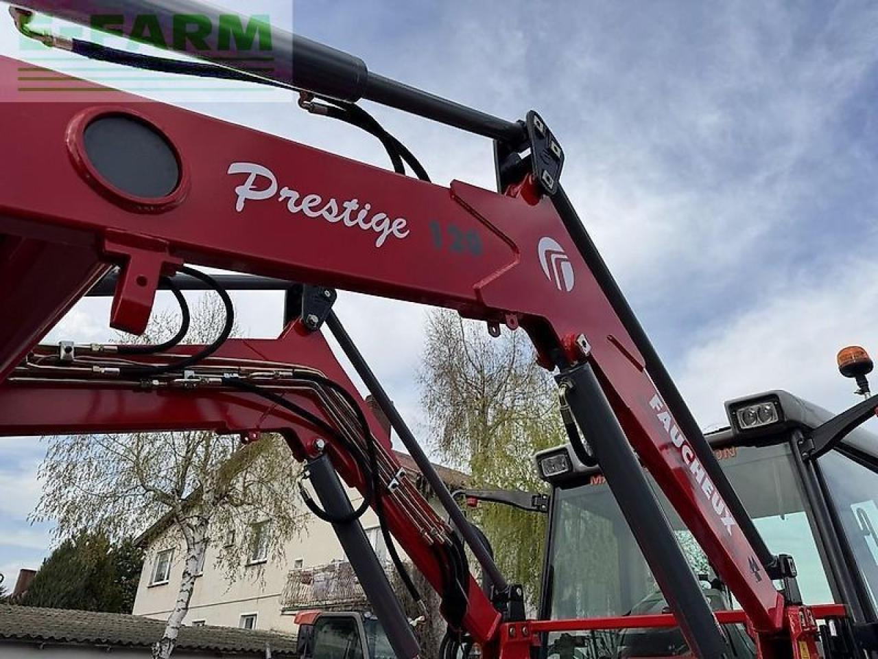Farm tractor Massey Ferguson 5455 + faucheux prestige 120: picture 20