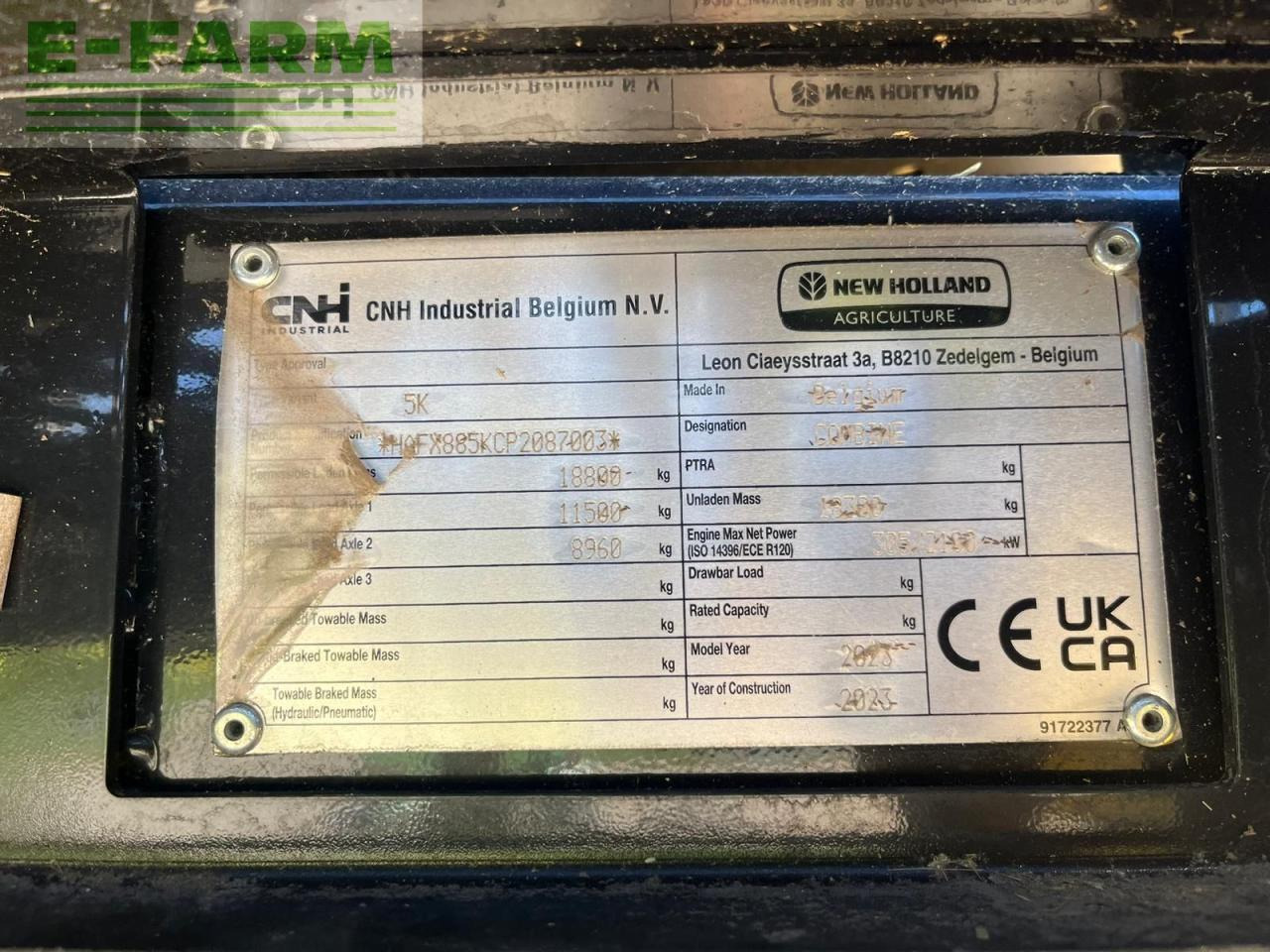 Combine harvester New Holland CX 8.80: picture 9