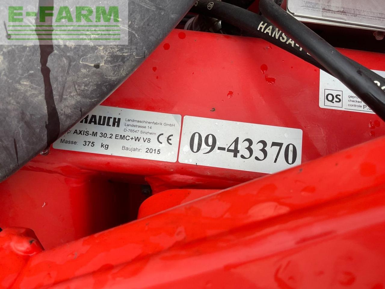 Fertilizer spreader Rauch Axis 30.2 M EMC + W ISOBUS: picture 9