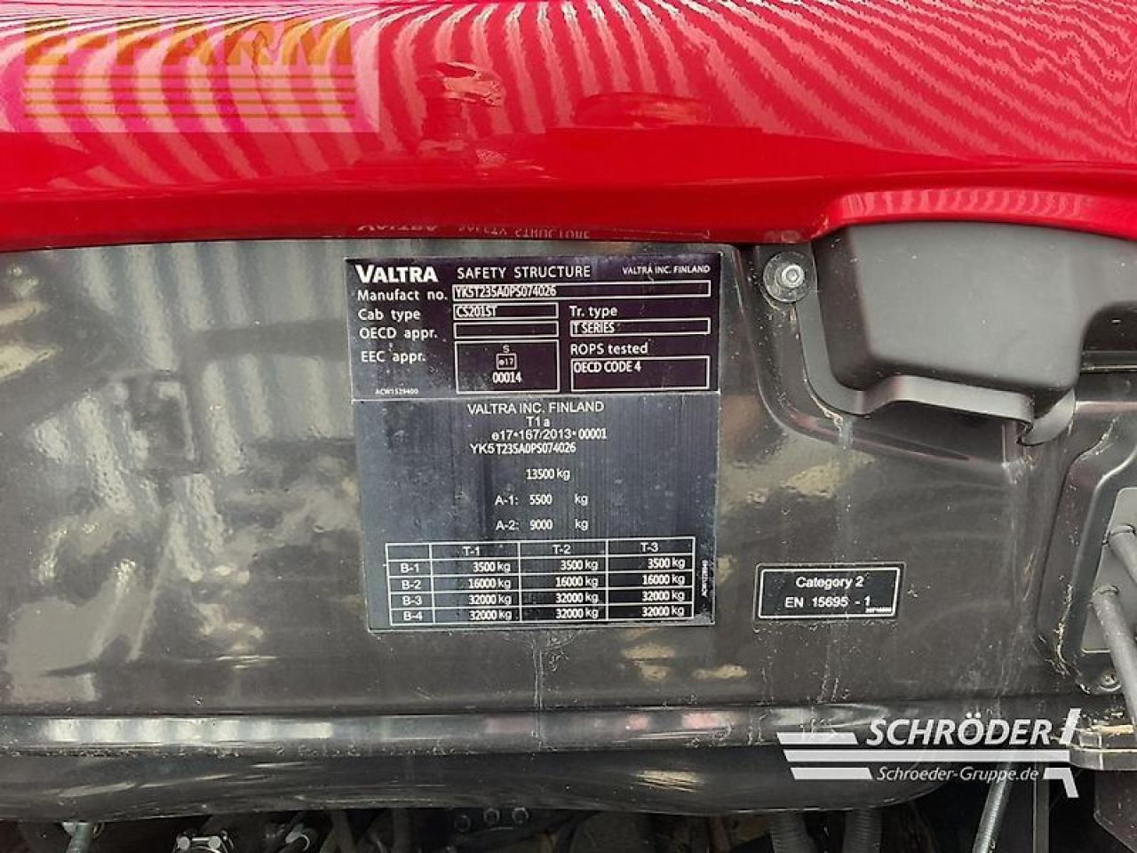 Farm tractor Valtra t 235 a: picture 6 Farm tractor Valtra t 235 a: picture 6