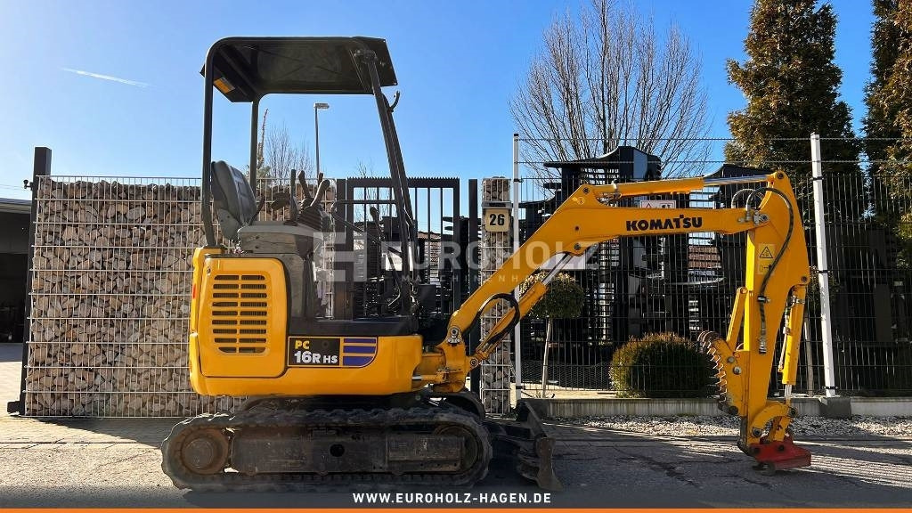 Komatsu Minibagger PC 16 R-3HS, Schnellwechsler MS01 - Mini excavator: picture 5 Komatsu Minibagger PC 16 R-3HS, Schnellwechsler MS01 - Mini excavator: picture 5