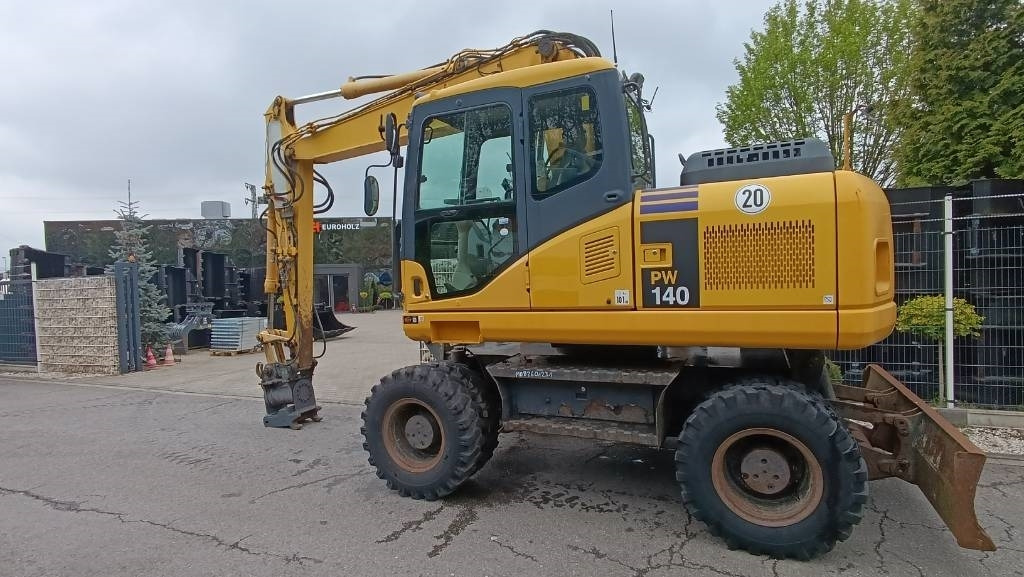 Wheel excavator Komatsu PW 140 Mobilbagger Powertilt Schnellwechsler MS 10: picture 22
