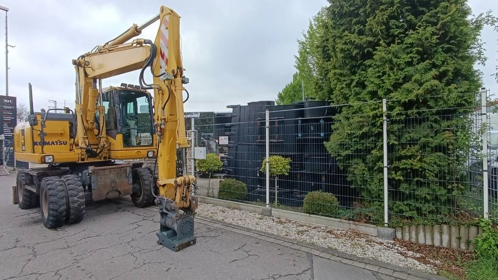 Wheel excavator Komatsu PW 140 Mobilbagger Powertilt Schnellwechsler MS 10: picture 26