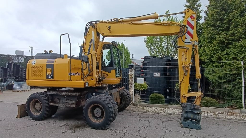 Wheel excavator Komatsu PW 140 Mobilbagger Powertilt Schnellwechsler MS 10: picture 27