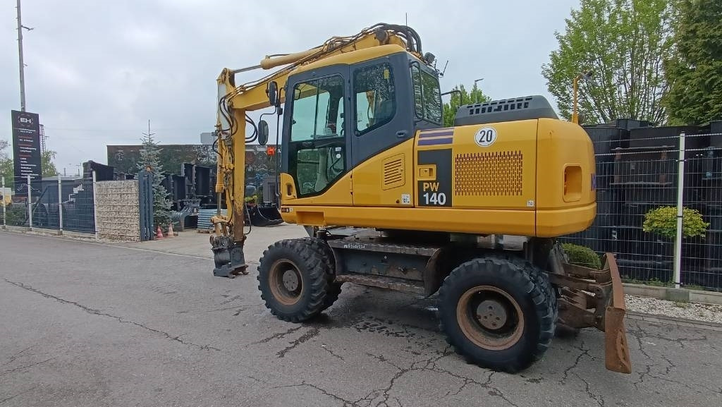 Wheel excavator Komatsu PW 140 Mobilbagger Powertilt Schnellwechsler MS 10: picture 19
