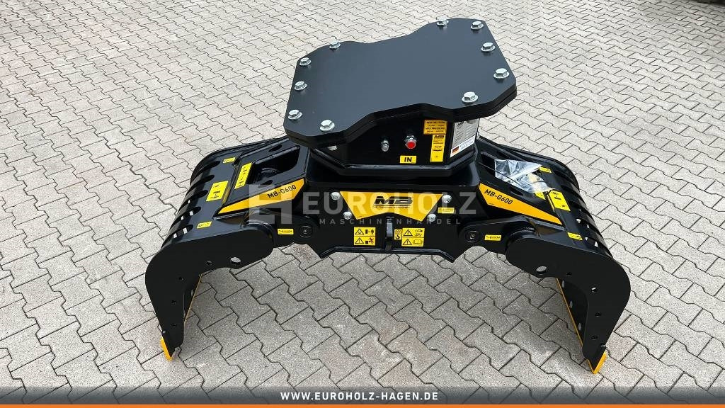 Sortiergreifer MB Crusher MB-G600 S4 6-12 t  - Grapple for Construction machinery: picture 1 Sortiergreifer MB Crusher MB-G600 S4 6-12 t  - Grapple for Construction machinery: picture 1