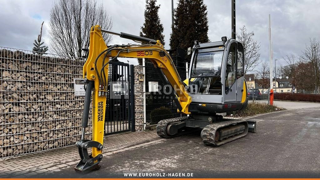 Wacker Minibagger 3503, VDS Kabine, Schnellwechsler MS03 - Mini excavator: picture 1 Wacker Minibagger 3503, VDS Kabine, Schnellwechsler MS03 - Mini excavator: picture 1