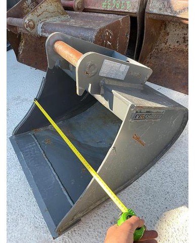 Kinshofer 50 cm Tieflöffel mit Lehnhoff MS01 Aufnahme - Excavator bucket: picture 1 Kinshofer 50 cm Tieflöffel mit Lehnhoff MS01 Aufnahme - Excavator bucket: picture 1
