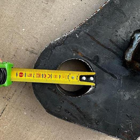 Big Anschweißhaken / Anschweißset / Koppelhaken JCB 520-50 Aufnahme - Spare parts: picture 3 Big Anschweißhaken / Anschweißset / Koppelhaken JCB 520-50 Aufnahme - Spare parts: picture 3