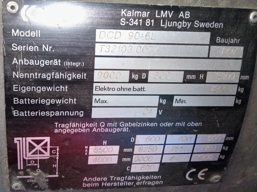 Diesel forklift Kalmar DCD90-6L: picture 6