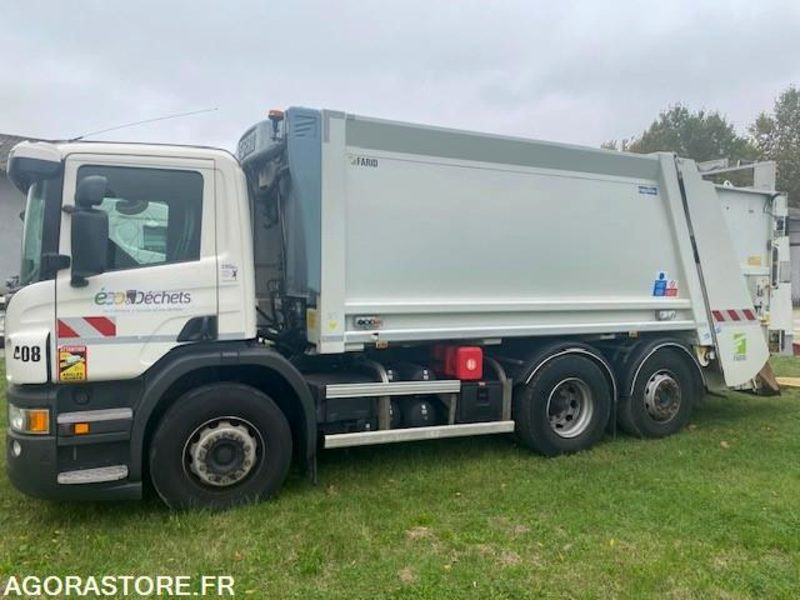 BOM SCANIA P 380 - 2015 - 164 000km - Garbage truck: picture 1 BOM SCANIA P 380 - 2015 - 164 000km - Garbage truck: picture 1