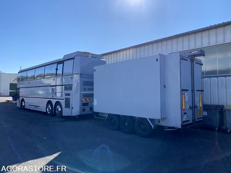 BUS VIP DOUBLE ETAGE MOTORHOMEVIP VANHOOL + REMORQUE + AUVENT DE RECEPTION - Vending truck, Bus: picture 3 BUS VIP DOUBLE ETAGE MOTORHOMEVIP VANHOOL + REMORQUE + AUVENT DE RECEPTION - Vending truck, Bus: picture 3