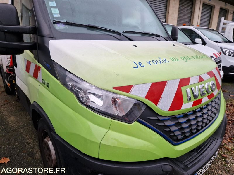 IVECO 35S14N BENNE BASCULANTE + GRUE - 2021 / 45910 KM (GA548QX) - Tipper van: picture 3 IVECO 35S14N BENNE BASCULANTE + GRUE - 2021 / 45910 KM (GA548QX) - Tipper van: picture 3