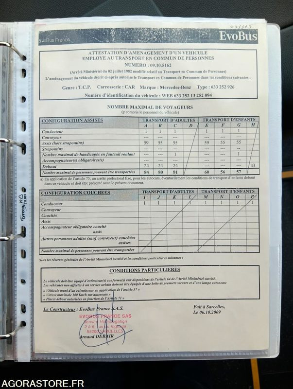MERCEDES INTOURO N°093379 - School bus: picture 3 MERCEDES INTOURO N°093379 - School bus: picture 3
