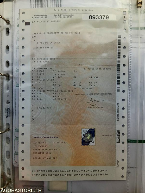 MERCEDES INTOURO N°093379 - School bus: picture 4 MERCEDES INTOURO N°093379 - School bus: picture 4