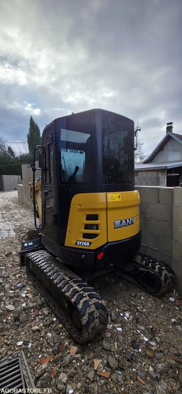 MINI PELLE SUR CHENILLES SANY SY26U 550 HEURES 2022 - Mini excavator: picture 5 MINI PELLE SUR CHENILLES SANY SY26U 550 HEURES 2022 - Mini excavator: picture 5