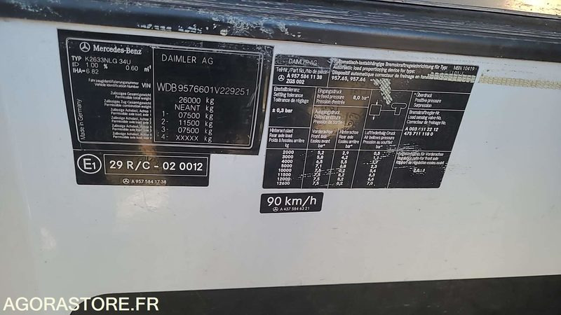 Garbage truck Mercedes Econic 2633 - 2012 - 206149kms - CG216GJ: picture 13 Garbage truck Mercedes Econic 2633 - 2012 - 206149kms - CG216GJ: picture 13