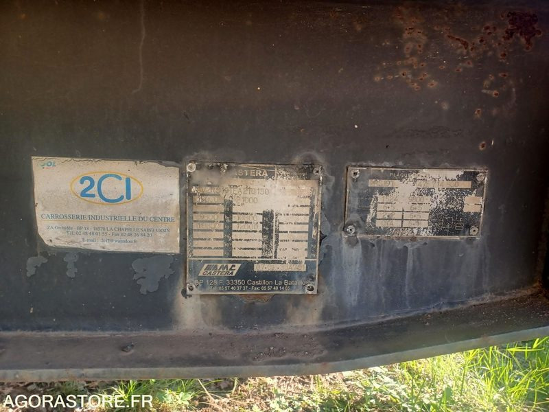 REMORQUE 19T CASTERA - Tipper semi-trailer: picture 4 REMORQUE 19T CASTERA - Tipper semi-trailer: picture 4