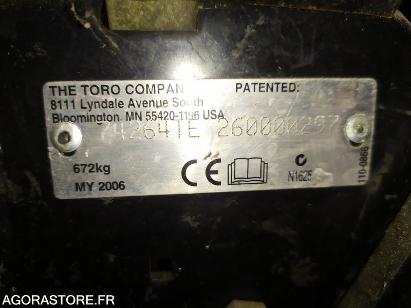 Garden mower Tondeuse TORO Zmaster: picture 13