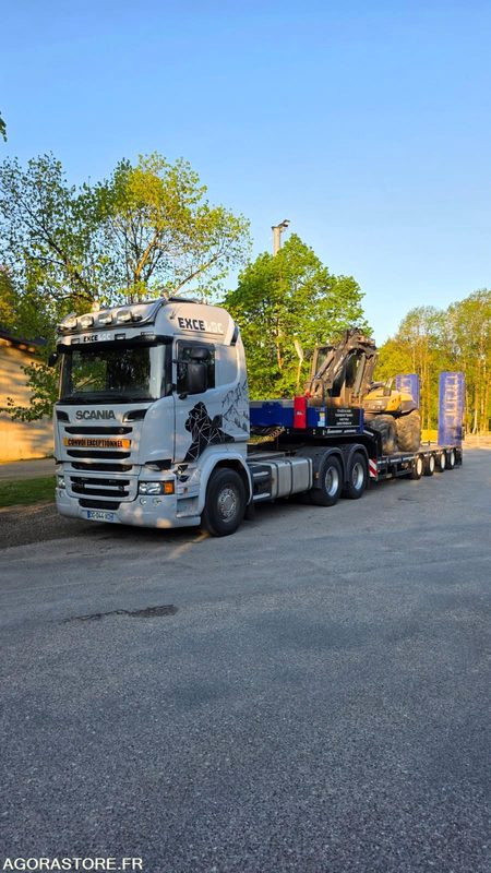 CAMION TRACTEUR 6X4 SCANIA R730 V8 2014 440 000 KM PTRA 150T + PORTE ENGINS FAYM - Tractor unit: picture 1 CAMION TRACTEUR 6X4 SCANIA R730 V8 2014 440 000 KM PTRA 150T + PORTE ENGINS FAYM - Tractor unit: picture 1