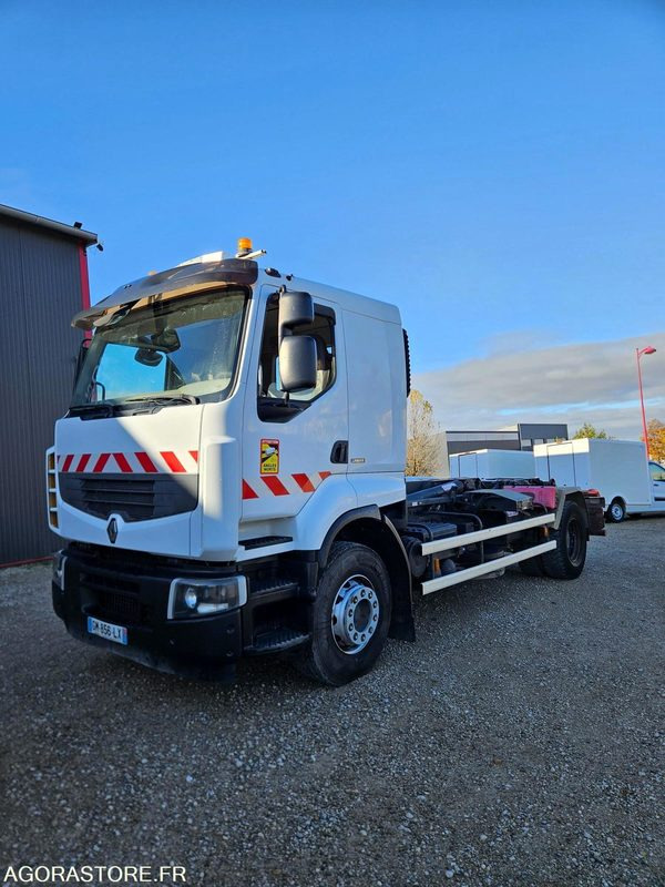 Renault Polybenne 410 DXI 4X2 Bras Guima PTRA 40T - 2009 - 219 000Km - Truck: picture 1 Renault Polybenne 410 DXI 4X2 Bras Guima PTRA 40T - 2009 - 219 000Km - Truck: picture 1