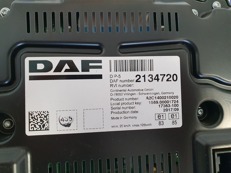 DAF XF106 - Dashboard for Truck: picture 3 DAF XF106 - Dashboard for Truck: picture 3