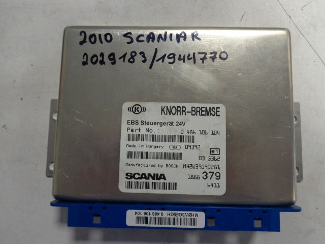 KNORR-BREMSE EBS control unit - ECU for Truck: picture 1 KNORR-BREMSE EBS control unit - ECU for Truck: picture 1