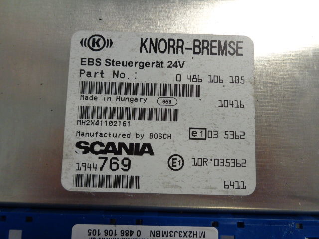 Scania EBS control unit - ECU for Truck: picture 2 Scania EBS control unit - ECU for Truck: picture 2