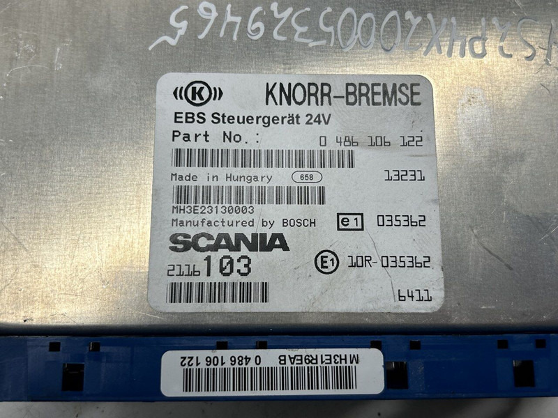 Scania EBS control unit - ECU for Truck: picture 4 Scania EBS control unit - ECU for Truck: picture 4