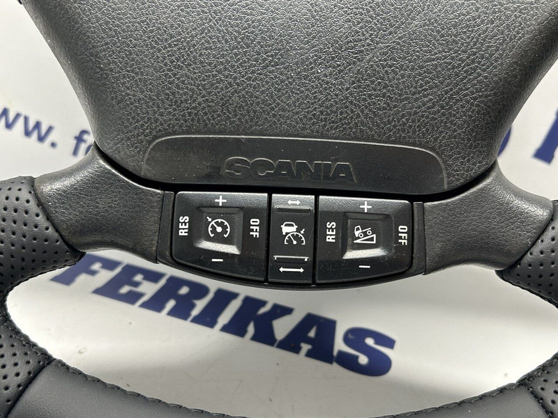 Steering wheel for Truck Scania restored, new leather: picture 6