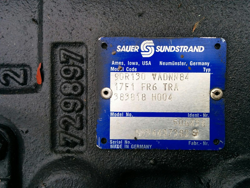 Sandler 90R130 - Hydraulic pump: picture 3 Sandler 90R130 - Hydraulic pump: picture 3