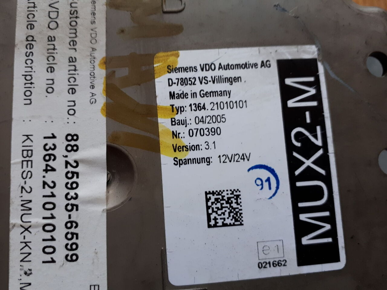 ECU for Bus Scania MUX2-B MUX2-M.MUX2-B+/ ZR2-BS/ ZR2-BD   Scania Neoplan: picture 8