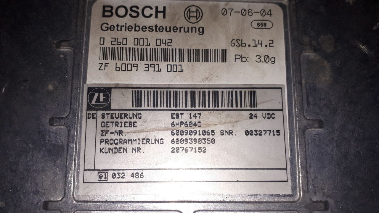 Scania kpp 602S .0260001031 . 032. 041. ZF5HP592C Scania 94 / Volvo/ MAN - ECU for Bus: picture 5 Scania kpp 602S .0260001031 . 032. 041. ZF5HP592C Scania 94 / Volvo/ MAN - ECU for Bus: picture 5