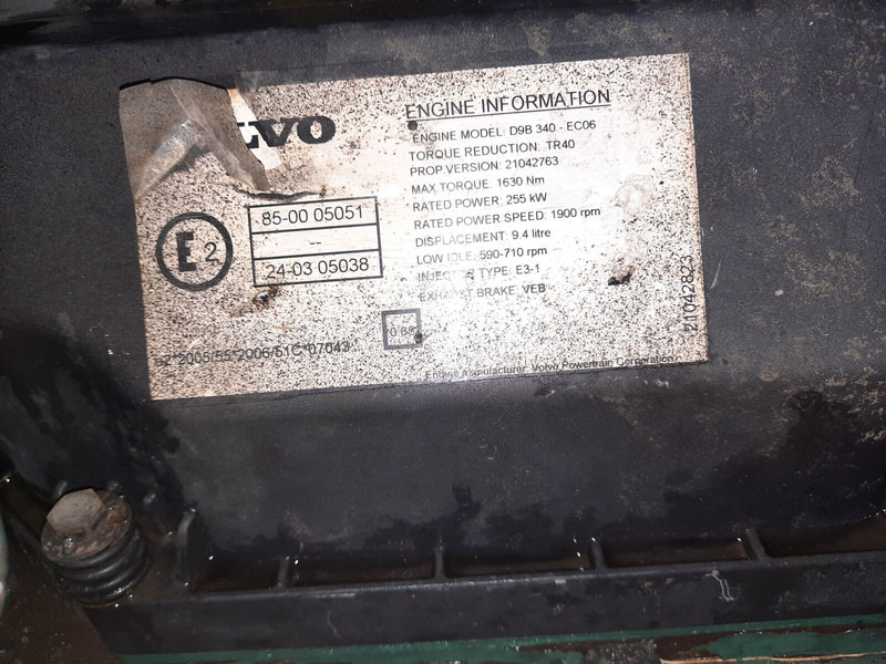 Engine Volvo D9B380/ D9B-360 .G9A-300 D9B310. D9A.-340: picture 12
