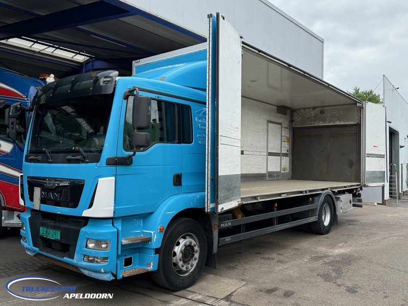 MAN TGM 19.290 Zijdeuren laadbak, Slaapcabine, 6 Cilinder, Euro 6 - Box truck: picture 1 MAN TGM 19.290 Zijdeuren laadbak, Slaapcabine, 6 Cilinder, Euro 6 - Box truck: picture 1