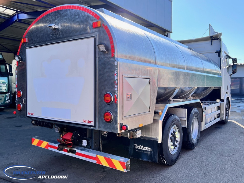 Scania R500 NGS 15000 Liter, Retarder, Steering axle, Stainless steel - Edelstahlt, Milk - Milch - Water - Tank truck: picture 2 Scania R500 NGS 15000 Liter, Retarder, Steering axle, Stainless steel - Edelstahlt, Milk - Milch - Water - Tank truck: picture 2