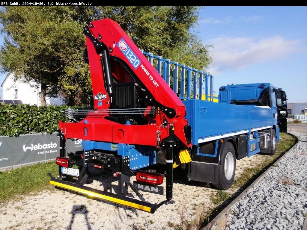 MAN TGM (TG3) 18.320 4x2 BL CH Glastransporter Hegla - Dropside/ Flatbed truck, Crane truck: picture 2 MAN TGM (TG3) 18.320 4x2 BL CH Glastransporter Hegla - Dropside/ Flatbed truck, Crane truck: picture 2