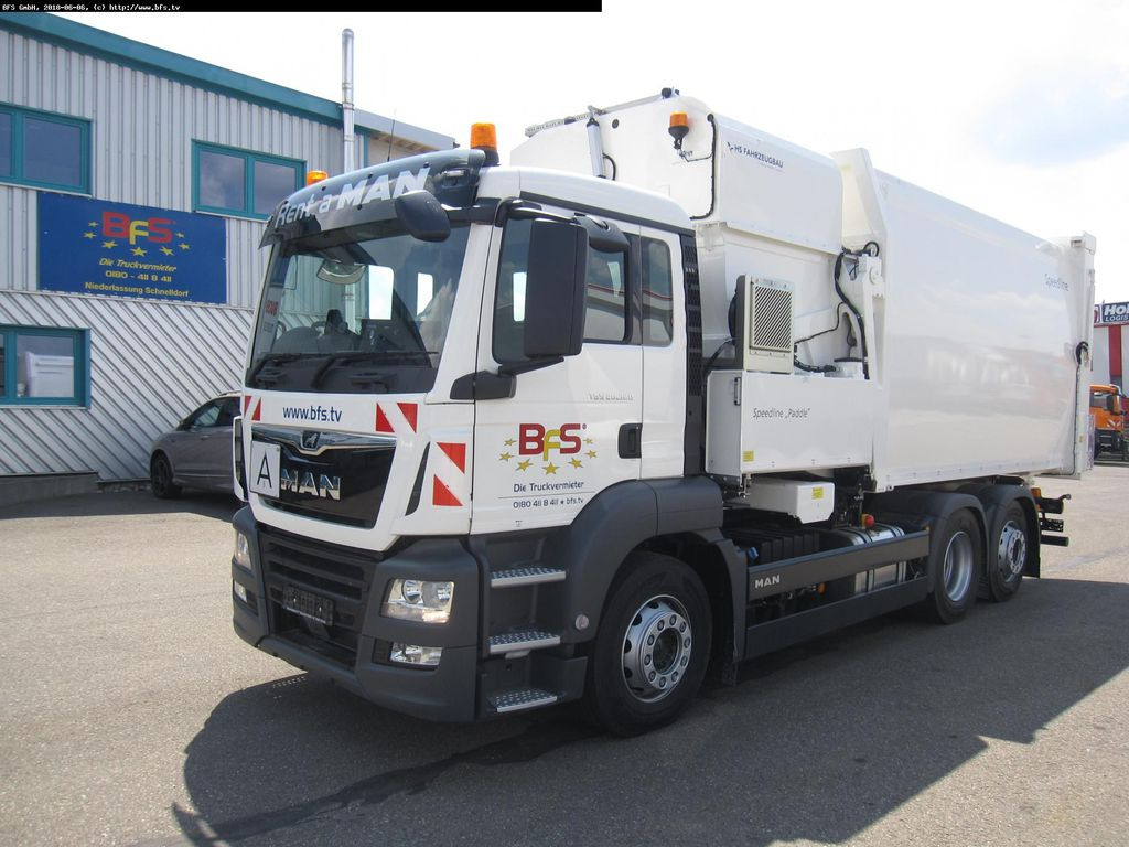 Garbage truck MAN TGS 26.320 6x2-4 LL HS SL Speedline 27 PPK - ViS: picture 1