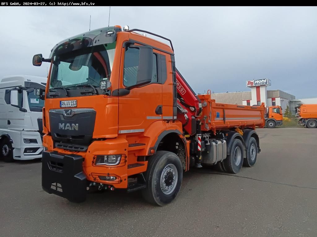 MAN TGS (TG3) 28.510 6x4-4 BL CH WiDi Fassi 15mt - Tipper: picture 1 MAN TGS (TG3) 28.510 6x4-4 BL CH WiDi Fassi 15mt - Tipper: picture 1