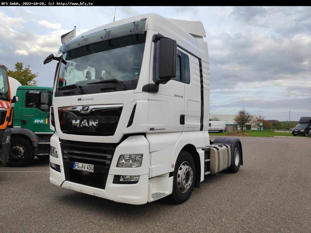 MAN TGX 18.470 4x2 BLS Sattelzugamschine Standard - Tractor unit: picture 1 MAN TGX 18.470 4x2 BLS Sattelzugamschine Standard - Tractor unit: picture 1