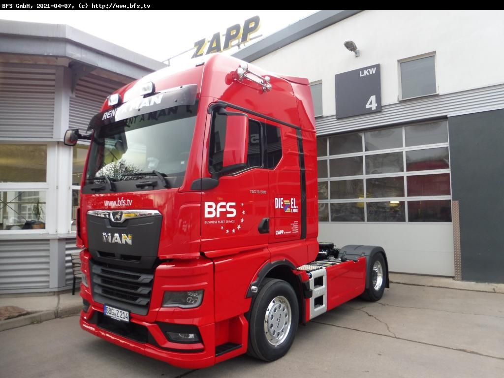 MAN TGX (TG3) 18.580 4x2 BL SA Kipphydraulik GX - Tractor unit: picture 1 MAN TGX (TG3) 18.580 4x2 BL SA Kipphydraulik GX - Tractor unit: picture 1