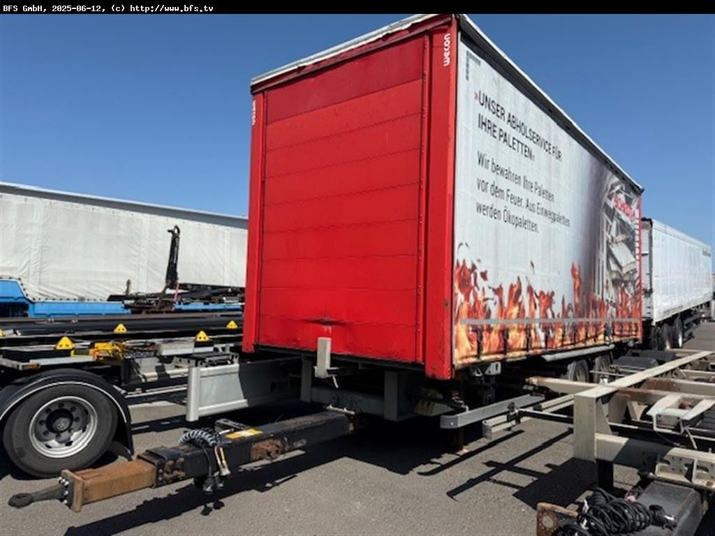 Wecon Anhänger AWZ218 LN BDF mit Staplermitnahme - Curtainsider trailer: picture 1 Wecon Anhänger AWZ218 LN BDF mit Staplermitnahme - Curtainsider trailer: picture 1
