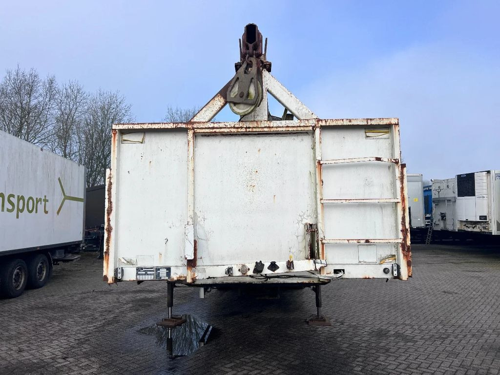 Dropside/ Flatbed semi-trailer ATM 2 AS + HIAB 300-4 + WINCH: picture 9
